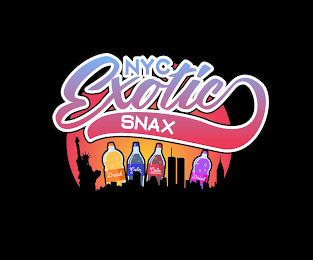 NYC EXOTIC SNAX DRINK COLA COLA DRINK logo