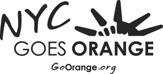NYC GOES ORANGE GOORANGE.ORG logo