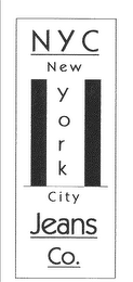 NYC NEW YORK CITY JEANS CO. logo