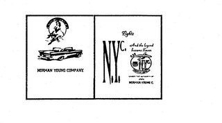 N.Y.C. NORMAN YOUNG COMPANY LIGHTS AND THE LEGEND BECAME FLAVOR UNDER THE AUTHORITY OF NORMAN YOUNG C. GENUINE AMERICAN BLEND logo