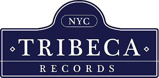 NYC TRIBECA RECORDS logo