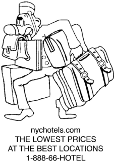 NYCHOTELS.COM THE LOWEST PRICES AT THE BEST LOCATIONS 1-888-66-HOTEL logo