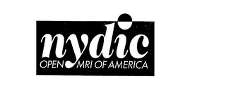 NYDIC OPEN MRI OF AMERICA logo