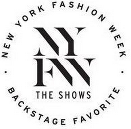 NYFW THE SHOWS NEW YORK FASHION WEEK BACKSTAGE FAVORITE logo
