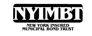 NYIMBT NEW YORK INSURED MUNICIPAL BOND TRUST logo