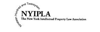 NYIPLA THE NEW YORK INTELLECTUAL PROPERTY LAW ASSOCIATION NINETEEN HUNDRED AND TWENTY-TWO logo