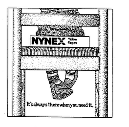 NYNEX YELLOW PAGES IT'S ALWAYS THERE WHEN YOU NEED IT. logo