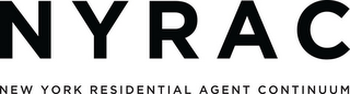 NYRAC NEW YORK RESIDENTIAL AGENT CONTINUUM logo