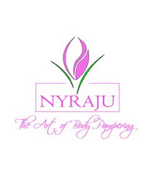 NYRAJU THE ART OF BODY PAMPERING logo