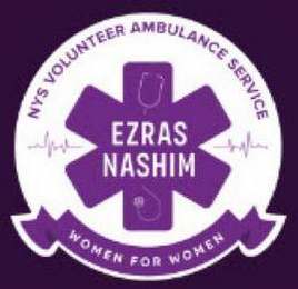 NYS VOLUNTEER AMBULANCE SERVICE EZRAS NASHIM WOMEN FOR WOMEN logo
