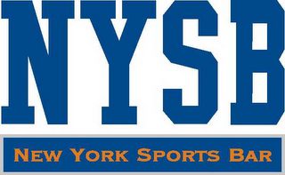 NYSB NEW YORK SPORTS BAR logo