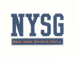 NYSG NEW YORK SPORTS GRILL logo