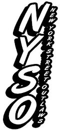 NYSO NEW YORK STREET OUTLAWS logo