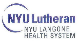 NYU LUTHERAN NYU LANGONE HEALTH SYSTEM logo