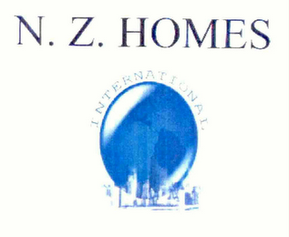N.Z. HOMES INTERNATIONAL logo