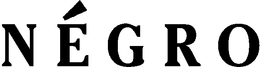NÉGRO logo