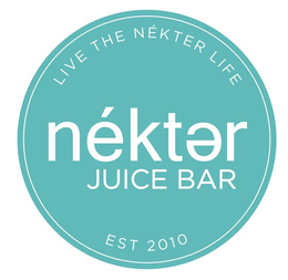NÉKTER JUICE BAR LIVE THE NÉKTER LIFE EST 2010 logo