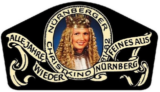 NÜRNBERGER CHRISTKIND 81/82 ALLE JAHRE WIEDERFEINES AUS NÜRNBERG logo