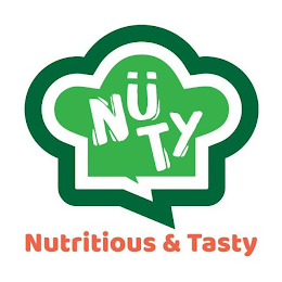 NÜTY NUTRITIOUS & TASTY logo