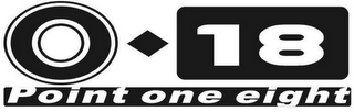 O 18 POINT ONE EIGHT logo