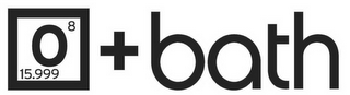 O 8 15.999 + BATH logo