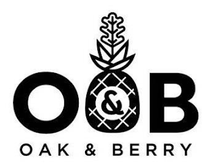 O & B OAK & BERRY logo