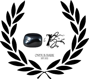 O & B ONYX & BARK EST 2022 logo