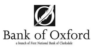 O BANK OF OXFORD A BRANCH OF FIRST NATIONAL BANK OF CLARKSDALE logo