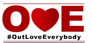 O E #OUTLOVEEVERBODY logo