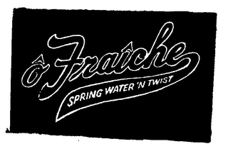 O FRAICHE SPRING WATER 'N TWIST logo