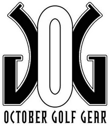O G G OCTOBER GOLF GEAR logo