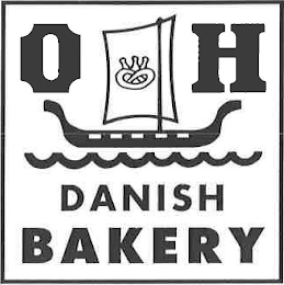 O H DANISH BAKERY logo