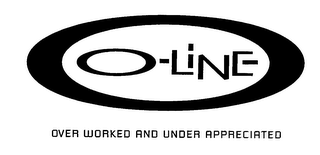 O-LINE OVER WORKED AND UNDER APPRECIATED logo