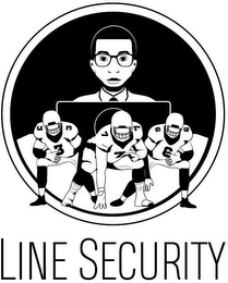 O LINE SECURITY 3 7 6 logo