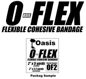O OASIS FLEX FLEXIBLE COHESIVE BANDAGE logo