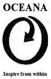 O OCEANA INSPIRE FROM WITHIN logo