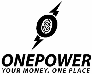 O$ ONEPOWER YOUR MONEY. ONE PLACE logo