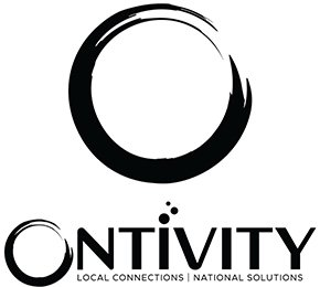 O ONTIVITY LOCAL CONNECTIONS NATIONAL SOLUTIONS logo