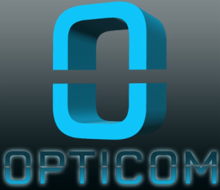 O OPTICOM logo