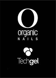 O ORGANIC NAILS TECHGEL logo