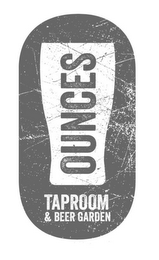 O OUNCES TAPROOM AND BEER GARDEN logo