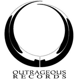 O OUTRAGEOUS RECORDS logo