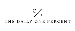 O / P THE DAILY ONE PERCENT logo