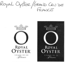 O ROYAL OYSTER GRAND CRU DE FRANCE logo