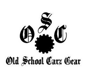 O S C OLD SCHOOL CARZ GEAR logo