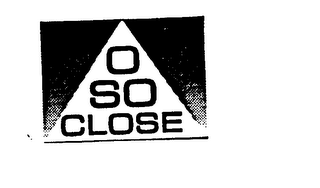 O SO CLOSE logo