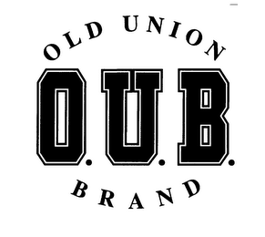 O. U. B. OLD UNION BRAND logo