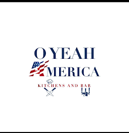 O YEAH AMERICA KITCHENS AND BAR logo