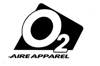O2 AIRE APPAREL logo