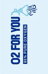 O2 FOR YOU 95% PURE OXYGEN logo